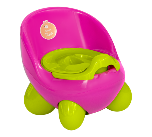 Горшок детский "Тёма" (розовый)ЭП 844841