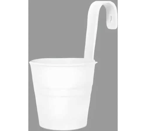 Декоративное настенное ведро (белый)ЭП 706402