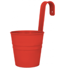 Декоративное настенное ведро (красный)ЭП 706457