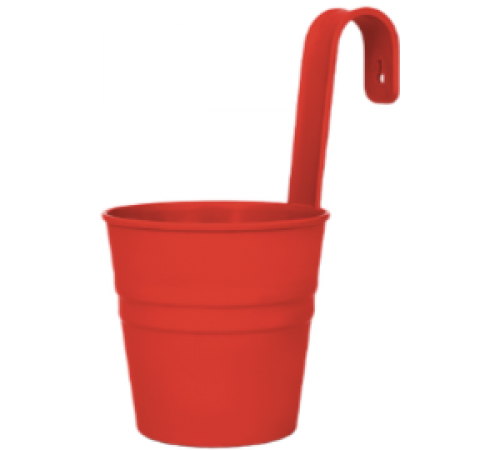 Декоративное настенное ведро (красный)ЭП 706457