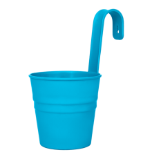 Декоративное настенное ведро (голубой)ЭП 706426