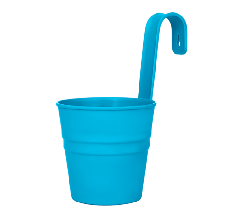 Декоративное настенное ведро (голубой)ЭП 706426