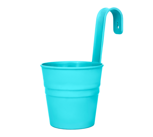 Декоративное настенное ведро (бирюзовый)ЭП 706488