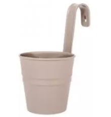 Декоративное настенное ведро (бежевый)ЭП 641208