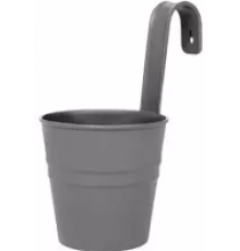 Декоративное настенное ведро (серый)ЭП 641178
