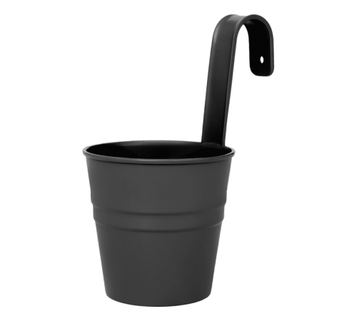 Декоративное настенное ведро (антрацит)ЭП 641161