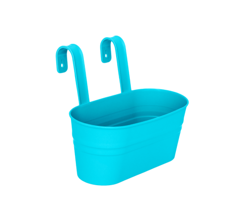 Декоративное настенное ведро большое (голубой)ЭП 275723