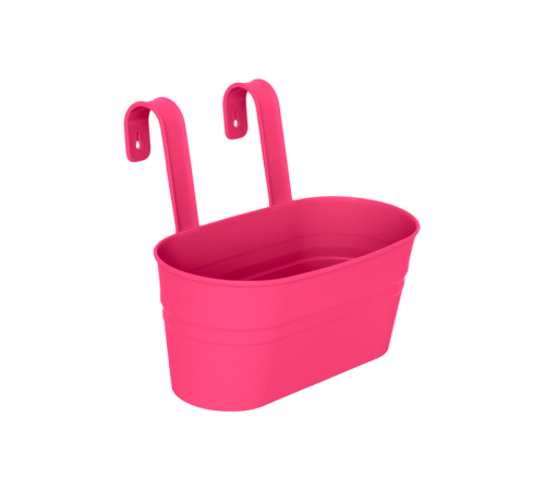 Декоративное настенное ведро большое (розовый)ЭП 275730