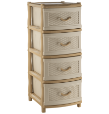 Комод  "Элластик" с фасадом Плетёнка (бежевый)ЭП 805170