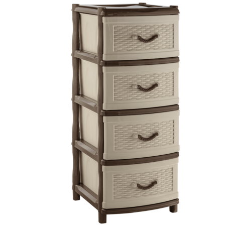 Комод  "Элластик" с фасадом Плетёнка (какао)ЭП 805194