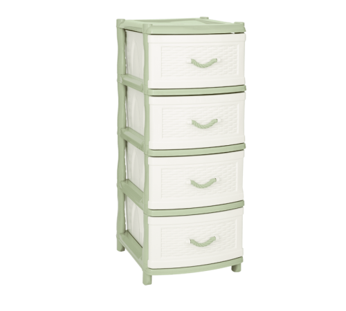 Комод  "Элластик" с фасадом Плетёнка (оливковый)ЭП 637650