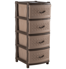 Комод  "Элластик" с фасадом Сетка (капучино)ЭП 668852