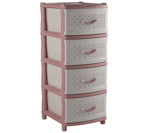 Комод  "Элластик" с фасадом Сетка (миндальный)ЭП 668821