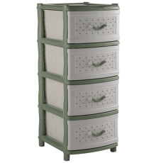 Комод  "Элластик" с фасадом Сетка (оливковый)ЭП 668838