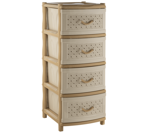 Комод  "Элластик" с фасадом Сетка (бежевый)ЭП 805118