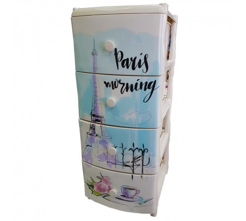 Комод "Элластик" с рисунком на фасаде (Париж)ЭП 644618