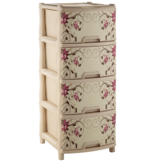 Комод "Элластик" с рисунком на фасаде (Лилия)ЭП 423576