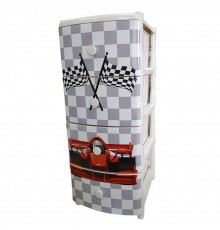 Комод "Элластик" с рисунком на фасаде (Формула 1)ЭП 644663