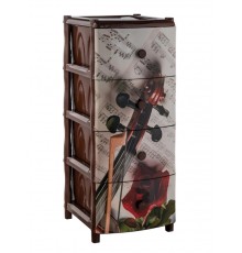 Комод "Элластик" с рисунком на фасаде (Скрипка)ЭП 644632