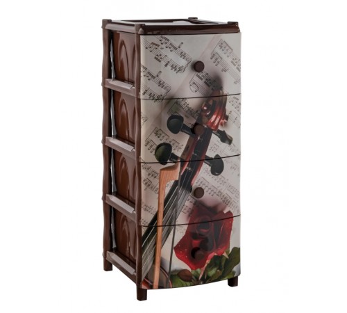 Комод "Элластик" с рисунком на фасаде (Скрипка)ЭП 644632