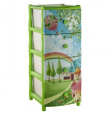 Комод "Элластик" с рисунком на фасаде (Радуга)ЭП 424412