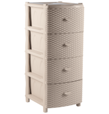 Комод "Элластик" с фасадом Люкс (грэй)ЭП 654008