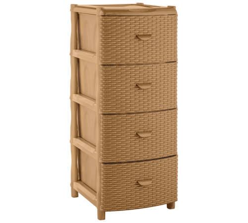 Комод "Элластик" с фасадом Люкс (бежевый)ЭП 805231