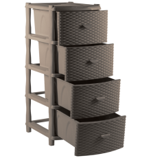 Комод "Элластик" с фасадом Люкс (капучино)ЭП 637773