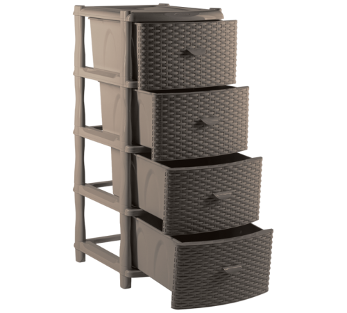 Комод "Элластик" с фасадом Люкс (капучино)ЭП 637773