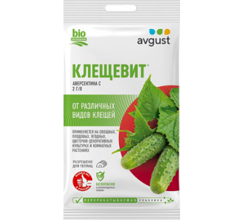 Средство от клещей КЛЕЩЕВИТ 10мл Август