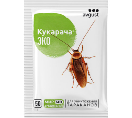 Средство от тараканов Кукарача ЭКО 50г Август