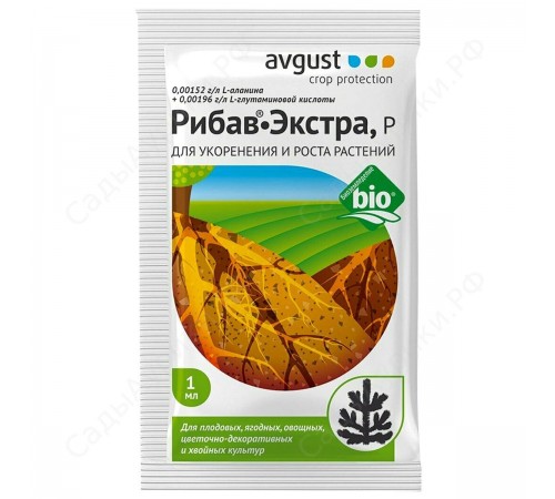 Стимулятор корнеобразования и роста растений РИБАВ-Экстра ампула 1мл Август (50/200)