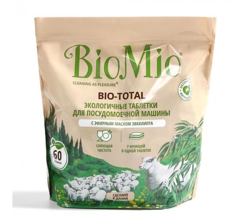 BIO-TOTAL таблетки для посудомоечной машины  60т\уп