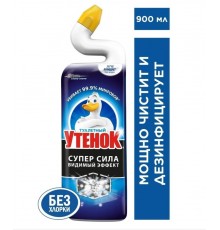 Средство чистящее д/унитаза Туалетный Утенок Видимый Эффект 900 мл арт.366520  *12