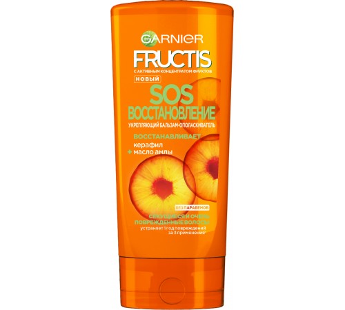 FRUCTIS Бальзам для волос SOS Восстановление 387мл  *12