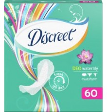Прокладки Discreet ежедневные Deo Водная Лилия Multiform 60шт 1/8