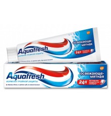 Зубная паста Аквафреш 100мл Синяя Family /Освеж мятная Туба  1/12