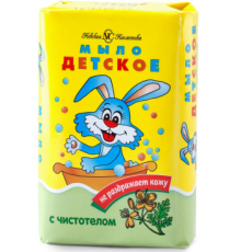 Мыло Невская Косметика Детское с Чистотелом 90 г  6*72