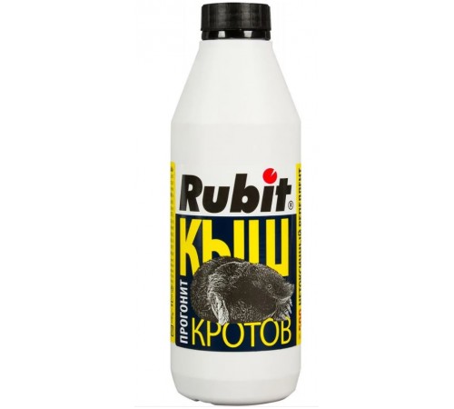 Средство от кротов реппелент  КЫШ 0,5л (12) на 300 кв.м. Рубит арт. 61877