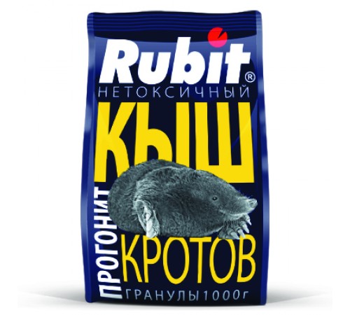 Средство от кротов репеллент КЫШ гранулы 1кг (10) Рубит арт. 63202