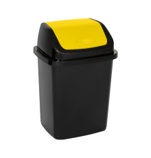 Контейнер "Комфорт" 18л К (черный/желтый)ЭП 514824