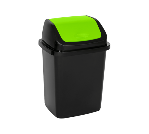 Контейнер "Комфорт" 18л К (черный/салатовый)ЭП 514794
