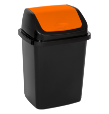 Контейнер "Комфорт" 18л К (черный/оранжевый)ЭП 514787