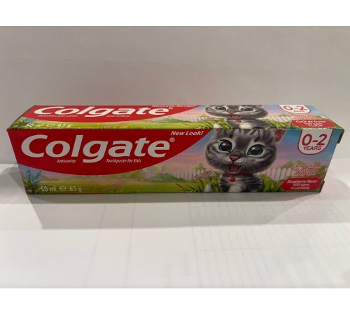Зубная паста Детская Colgate Strawberry flavor Fruit 0-2 года 50 мл