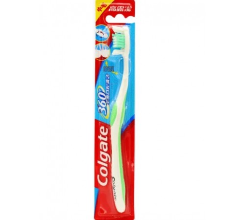 Зубная щетка Colgate 360 средняя жесткость Medium 12шт/уп (72шт/кор)