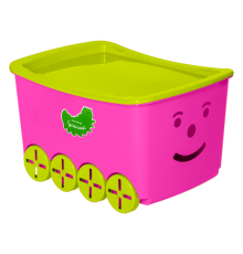 Контейнер для игрушек "Гусеница" (розовый)ЭП 966161