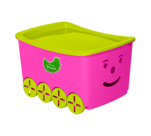 Контейнер для игрушек "Гусеница" (розовый)ЭП 966161