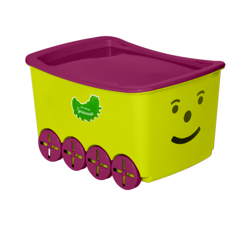 Контейнер для игрушек "Гусеница" (салатовый)ЭП 966154