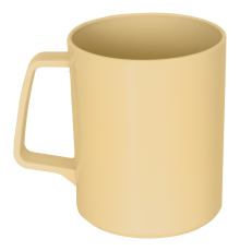 Кружка (бежевый) 77/107/93мм ЭП 013464