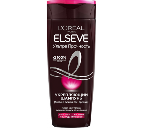 Elseve Шампунь 400мл Ультра Прочность (Укр, склонные к выпадению волос) *12 нов. формула
